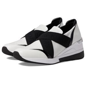 Michael Kors Woman's Sneakers Shoes Geena Slip-On Trainer Optic White 9 M